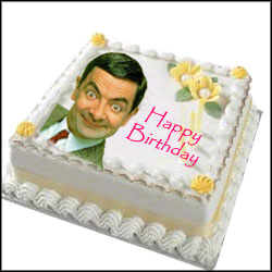 "Mr. Bean - 2kgs (Photo Cake) - Click here to View more details about this Product
